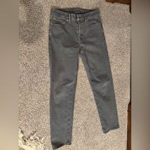 American Eagle Outfitters Men's Stone Gray Original Straight Jeans